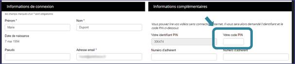 zone du code pin