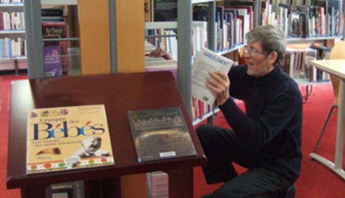 bénévole de la bibliothèque