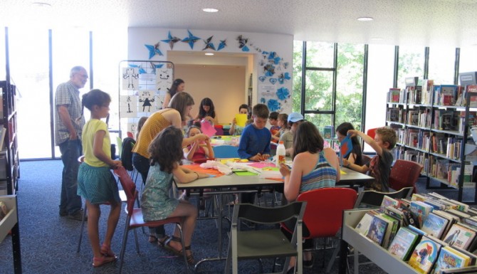 Brécé - un atelier avec des enfants