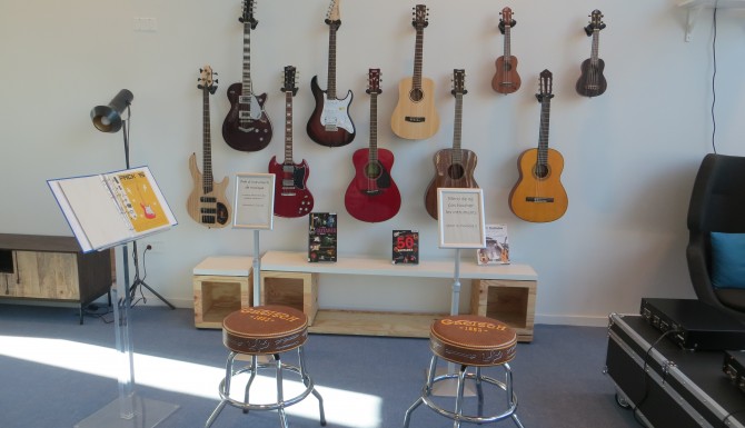 Espace dédié au prêts d'instruments