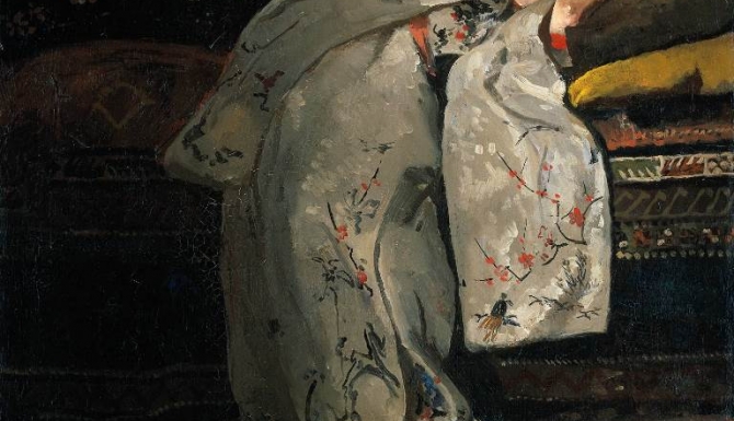 Meisje in witte kimono, George Hendrik Breitner, 1894 