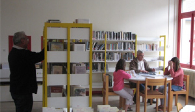 espaces de la bibliothèque