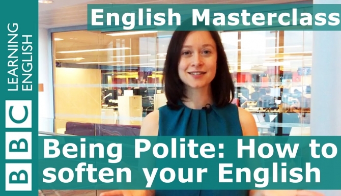 Extrait d'un cours vidéo de la chaîne BBC English.