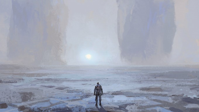 Neige photo créé par liuzishan - fr.freepik.com Illustration d'un homme seul sur une planète inconnue.