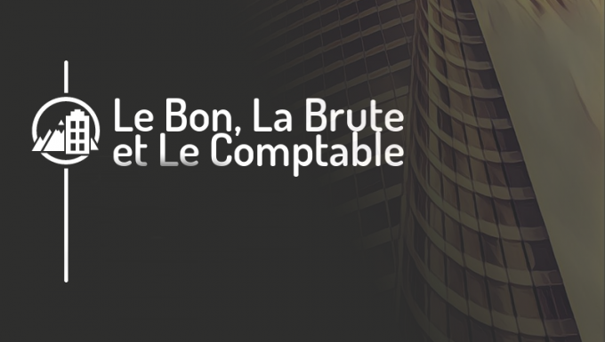 Journalims++ - Tous droits réservés Le nom du jeu Le Bon, La Brute et le Comptable sur fonds d'immeuble