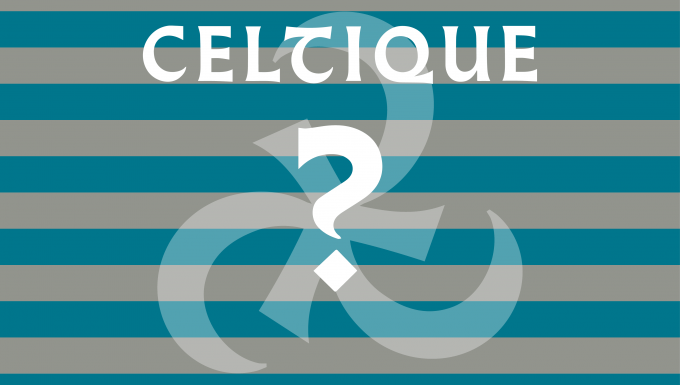 Musée de Bretagne - tous droits réservés Mélange de formes celtiques superposées, au-dessus desquelles un point d'interrogation est placé