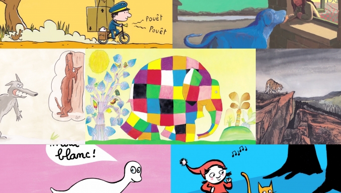 École des loisirs. Tous droits réservés. Montage d'illustrations d'albums jeunesse de l'École des loisirs.