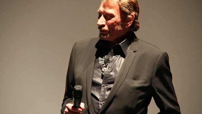 Johnny Halliday en 2009.