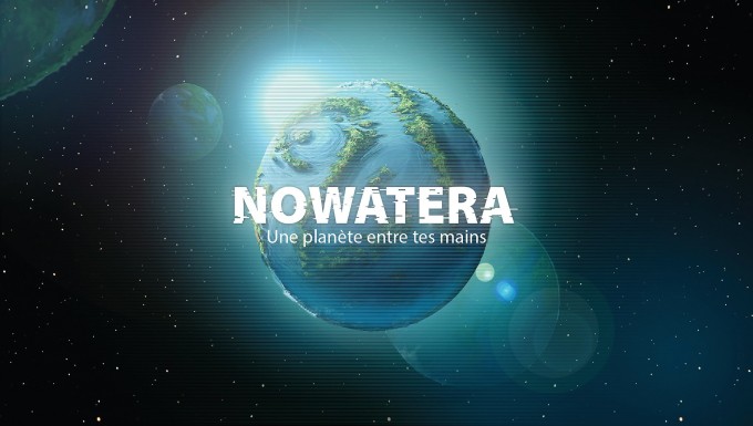 Nowatera - tous droits réservés Dessin d'une planète sur fonds d'espace