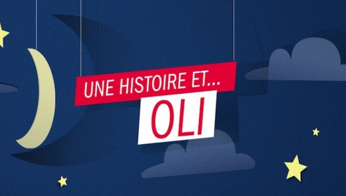 Une histoire...et Oli !. France Inter. Tous droits réservés. Illustration d'un ciel étoilé.