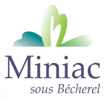 Logo de la ville représentant une sorte de trèfle, la feuille du haut formant vaguement un coeur