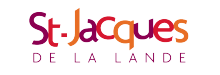 logo de la ville constitué des lettre du nom en couleurs violettes, rouges et oranges