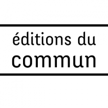 Logo des éditions du commun : lettres stylisées noires sur fond blanc.