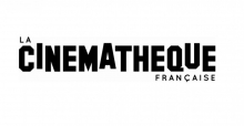 Logo Cinémathèque française : lettres stylisées noires sur fond blanc.
