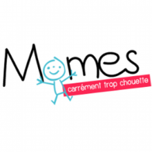 Logo Momes.net : Lettres stylisées noires sur fond blanc.