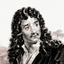 Frontispice d'une édition de 1840 : « Théâtre français - Œuvres de Molière », Éditeurs Martial Ardant frères. 
