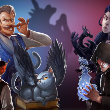 Illustration présenatnt l'ensemble des personnages extraits du jeu.