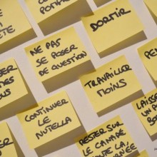 Liste de post-its avec des résolutions